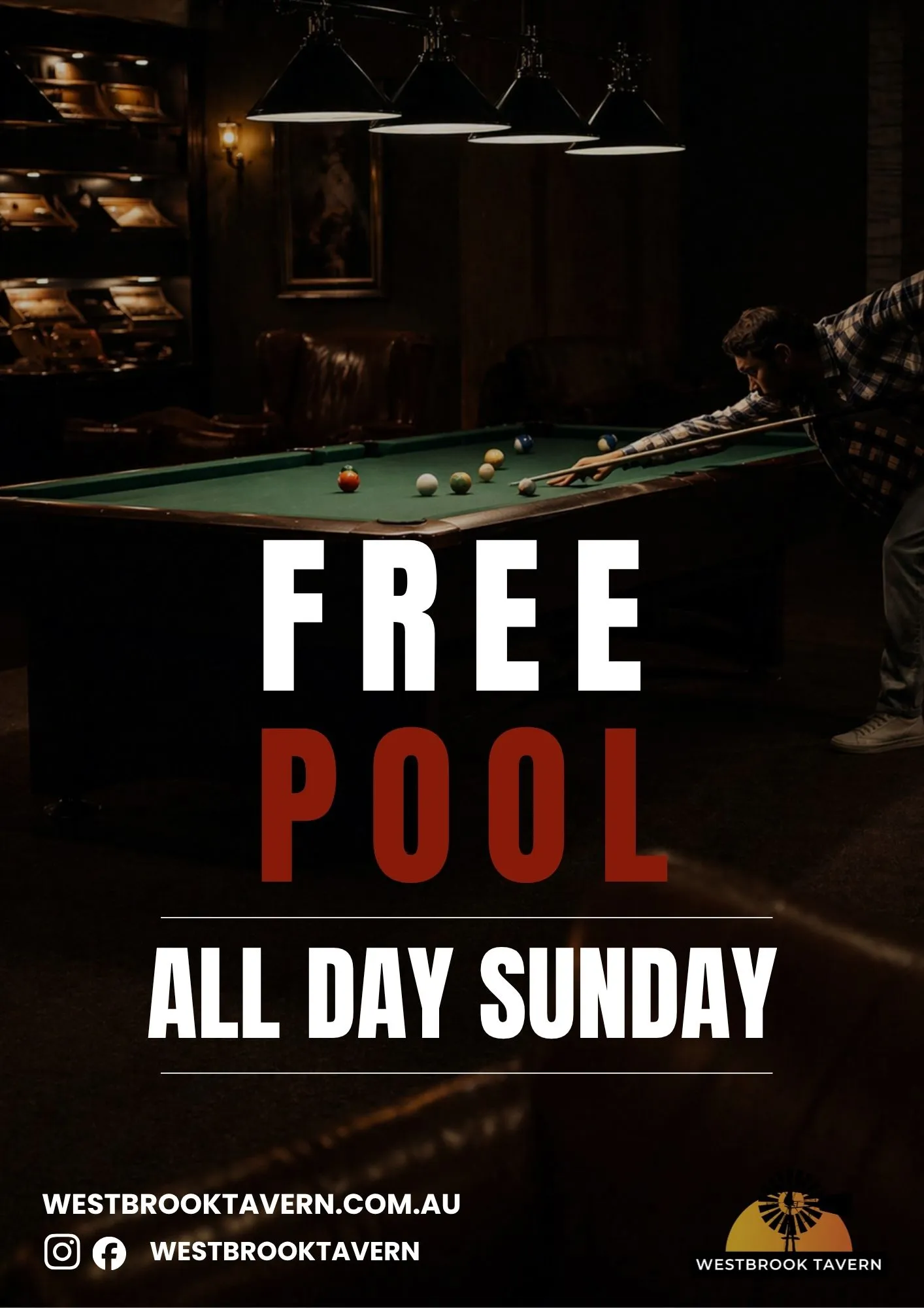 Free Pool Every Sunday
